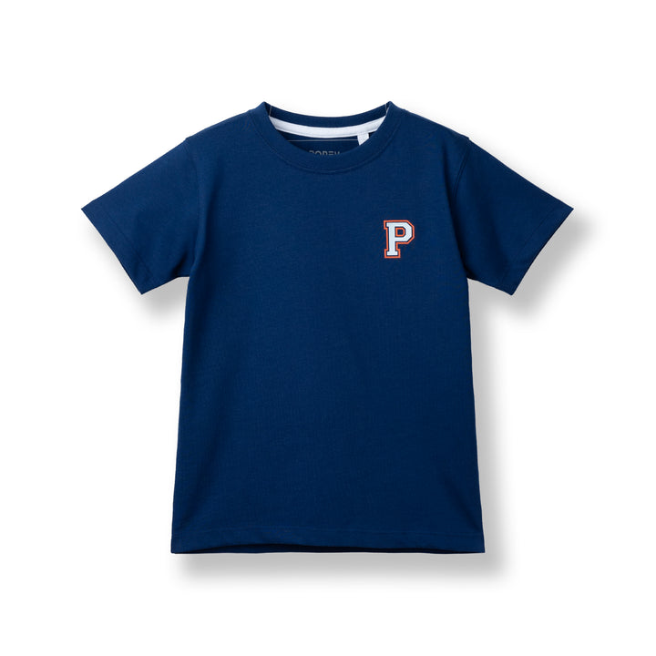 Poney Unisex Navy Poney Logo Short Sleeve Tee