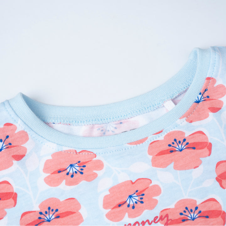 Blossom Breeze Lt Blue Short Sleeve Tee