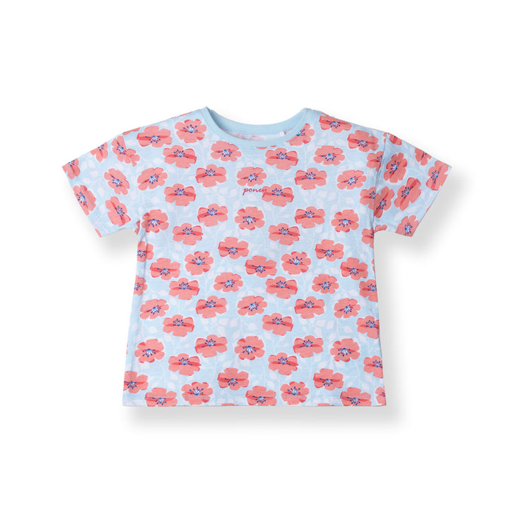 Blossom Breeze Lt Blue Short Sleeve Tee