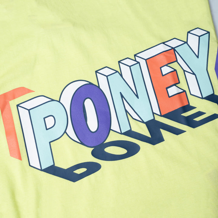 Lime Poney Logo Short Sleeve Tee 2240352