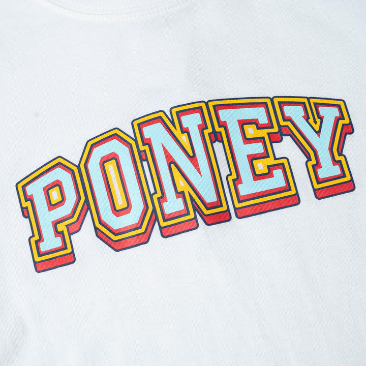 White Poney Logo Short Sleeve Tee 2240353