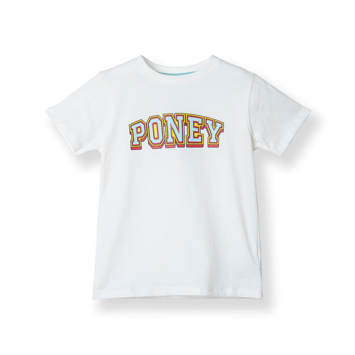 White Poney Logo Short Sleeve Tee 2240353