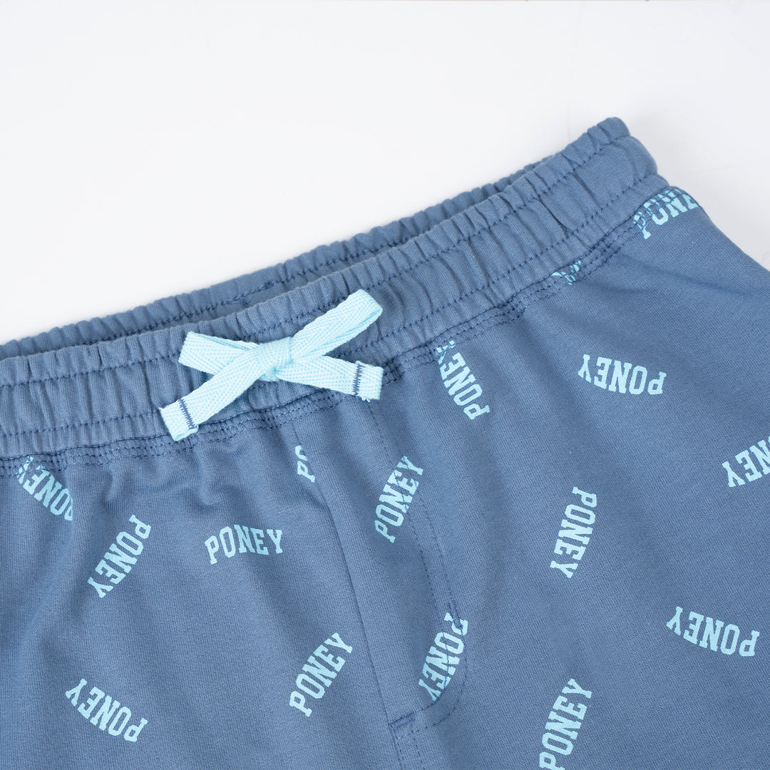 Boys Blue Fench Terry Bermuda