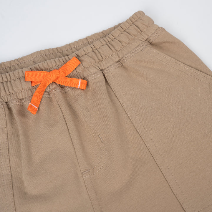 Boys Khaki Fench Terry Bermuda