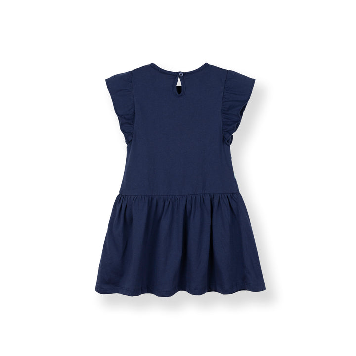 Poney Girls Navy Magical Adventure Short Sleeve Dress