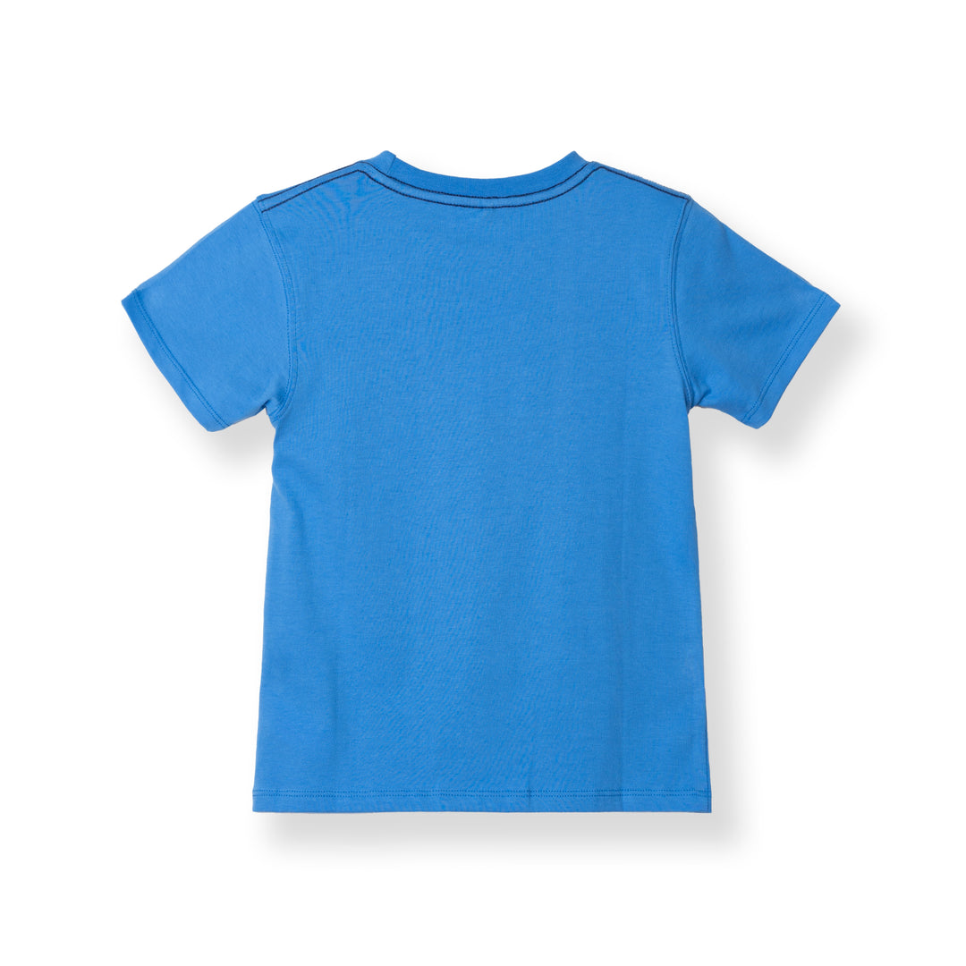 Poney Blue Track & Field Short Sleeve Tee