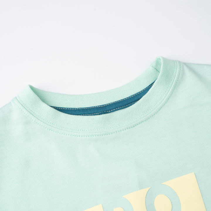 Poney Boys Lt.Green Poney Logo Short Sleeve Tee 2240395