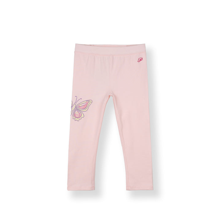 Girls Lt Pink Sweet Flutter Legging