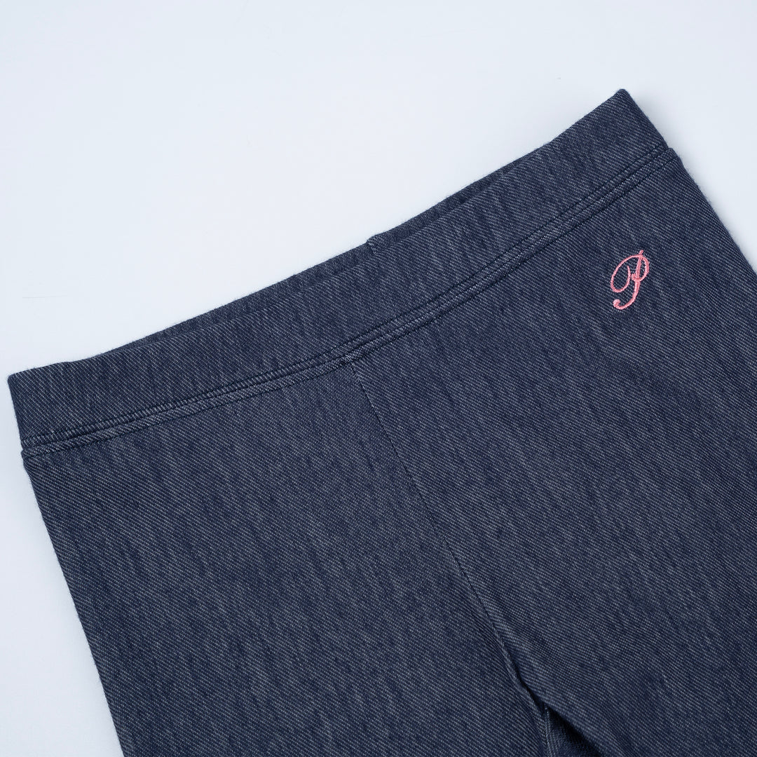 [ONLINE EXCLUSIVE] Poney Girls Navy Denim Legging