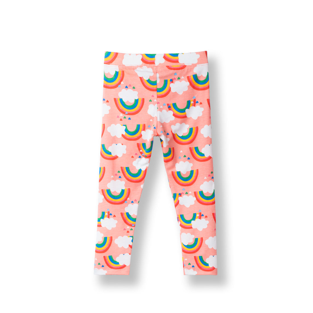 Poney Girls Orange Rainbow Legging