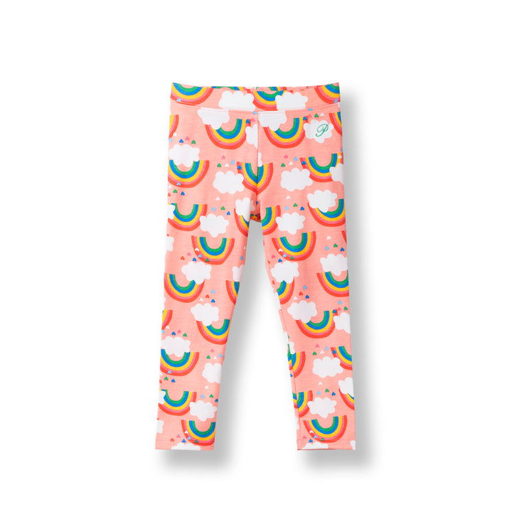 Poney Girls Orange Rainbow Legging