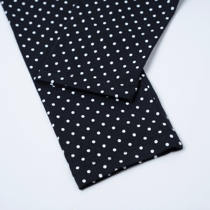 Poney Girls Black & White Polka Dot Legging