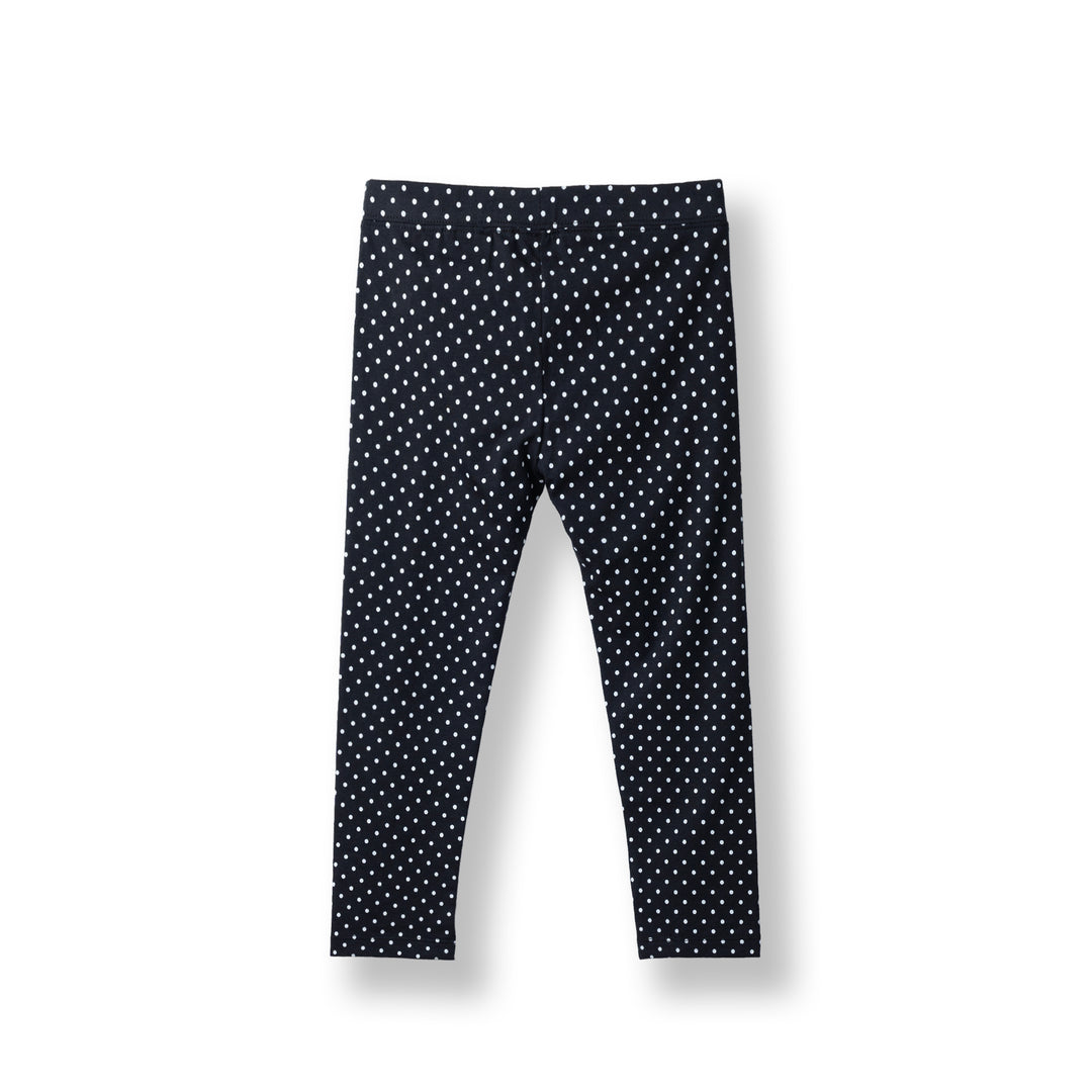 Poney Girls Black & White Polka Dot Legging