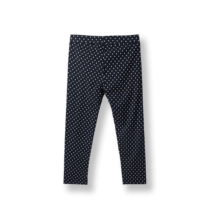 Poney Girls Black & White Polka Dot Legging