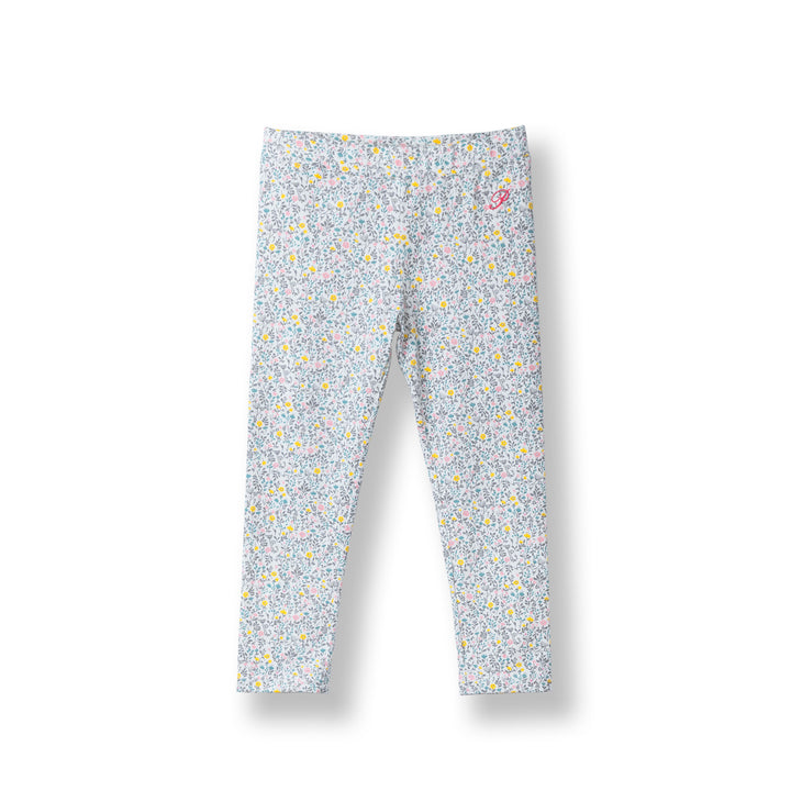 Poney Girls White Flower Legging