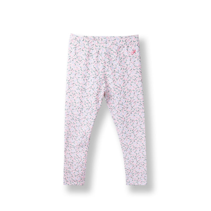 Poney Girls Light Pink Ditsy Flower Legging