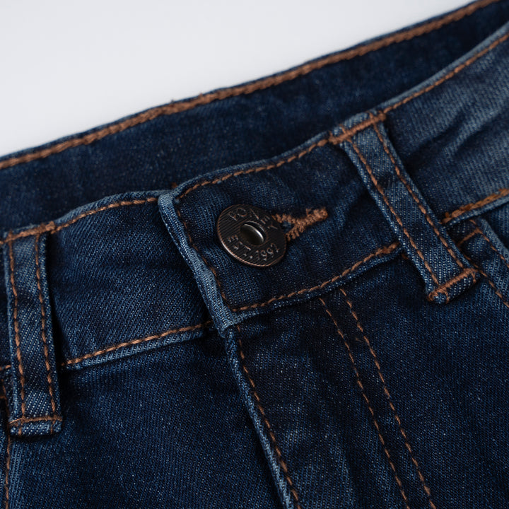 Poney Boys Denim Embroidered “P” Slim Fit Jeans