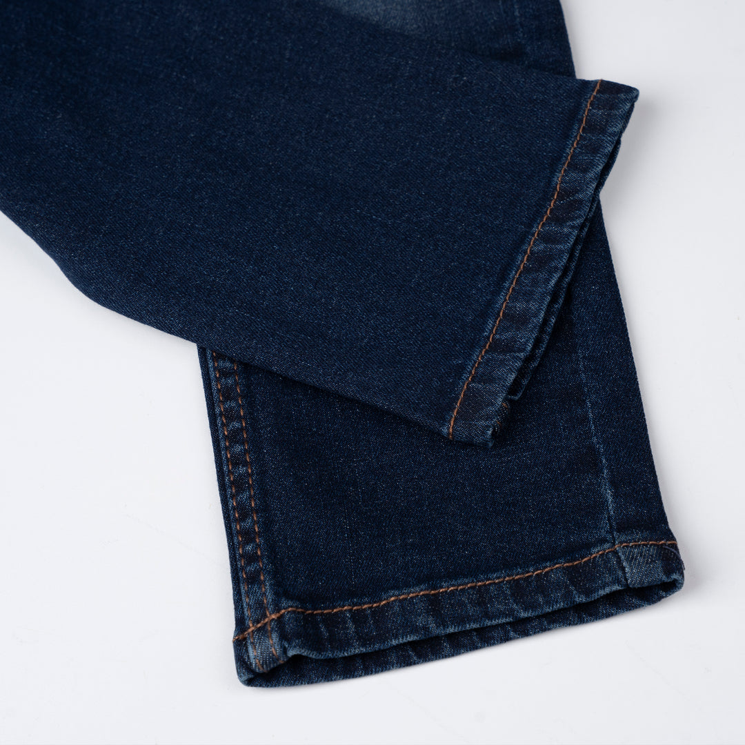 Poney Boys Denim Embroidered “P” Slim Fit Jeans