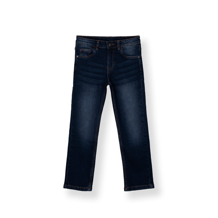 Poney Boys Denim Embroidered “P” Slim Fit Jeans