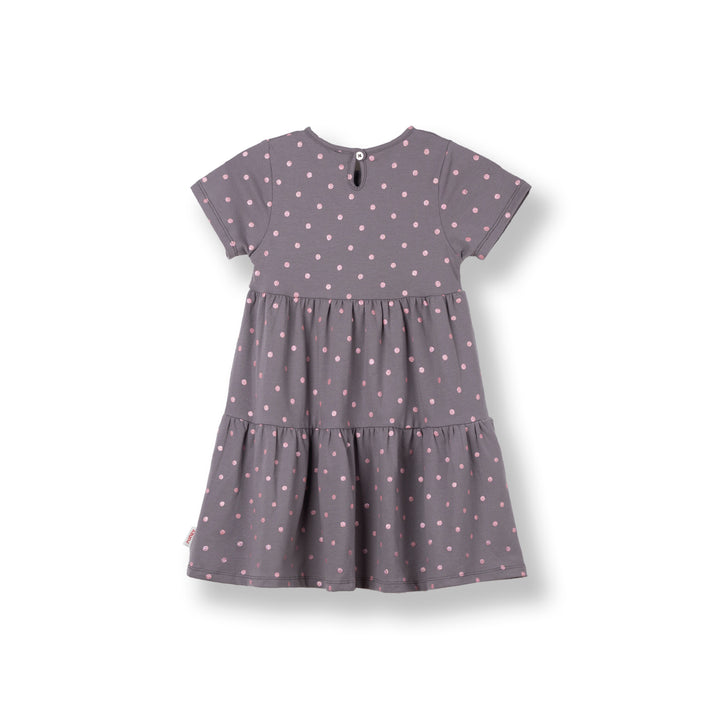 Poney Girls Patterned Short Sleeve Dress 2240450