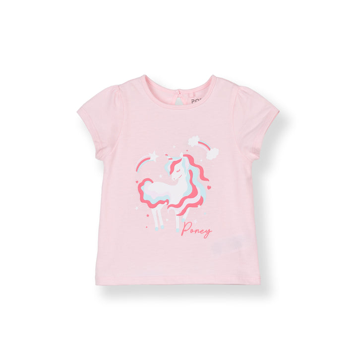 Baby Girl Pink Dreamland Unicorn Tee