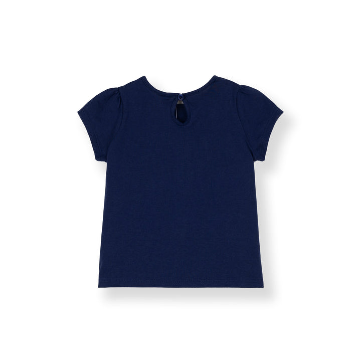 Baby Girl Navy Rock Milk & Poney Tee