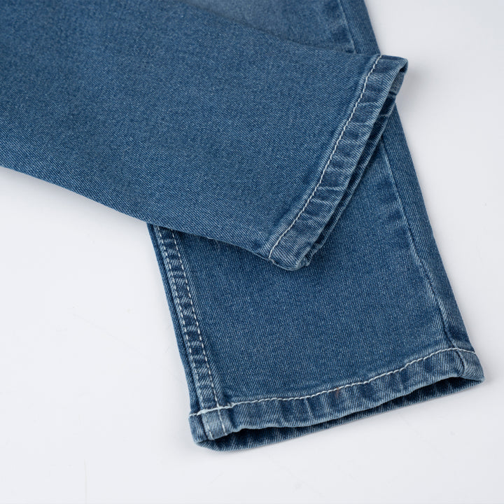 Poney Boys Denim Embroidered “P” Slim Fit Jeans