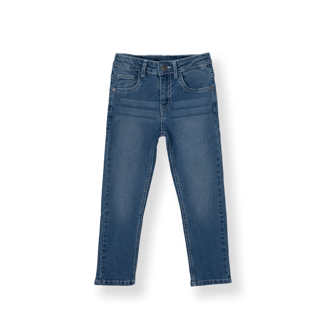 Poney Boys Denim Embroidered “P” Slim Fit Jeans