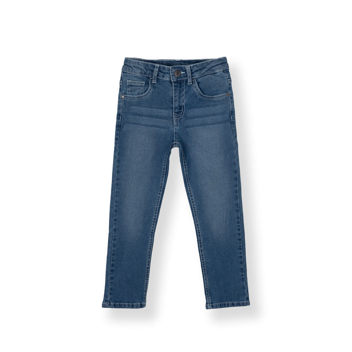 Poney Boys Denim Embroidered “P” Slim Fit Jeans