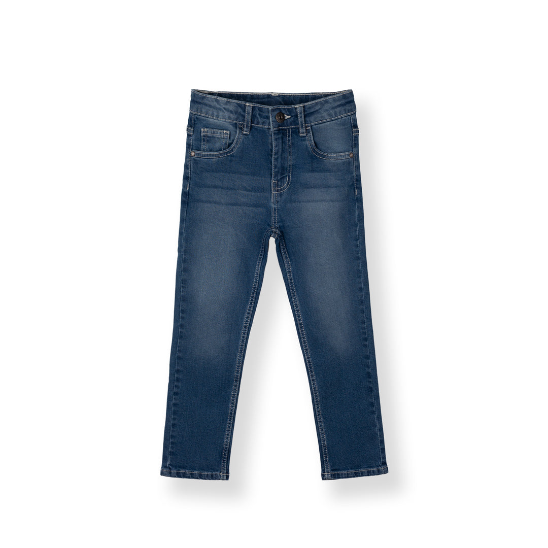 Poney Boys Denim Embroidered “P” Slim Fit Jeans