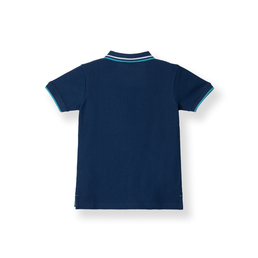 Boys Navy Owen’s Short Sleeve Polo