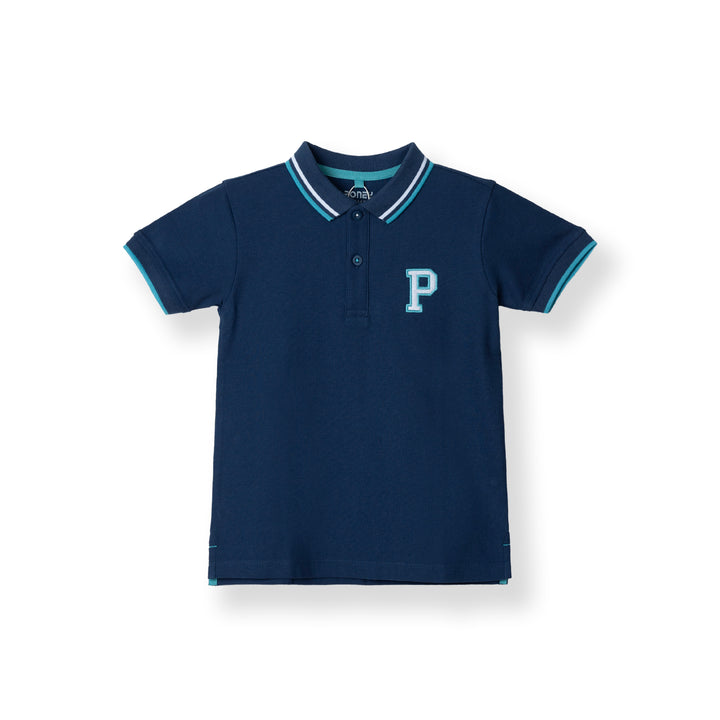 Boys Navy Owen’s Short Sleeve Polo