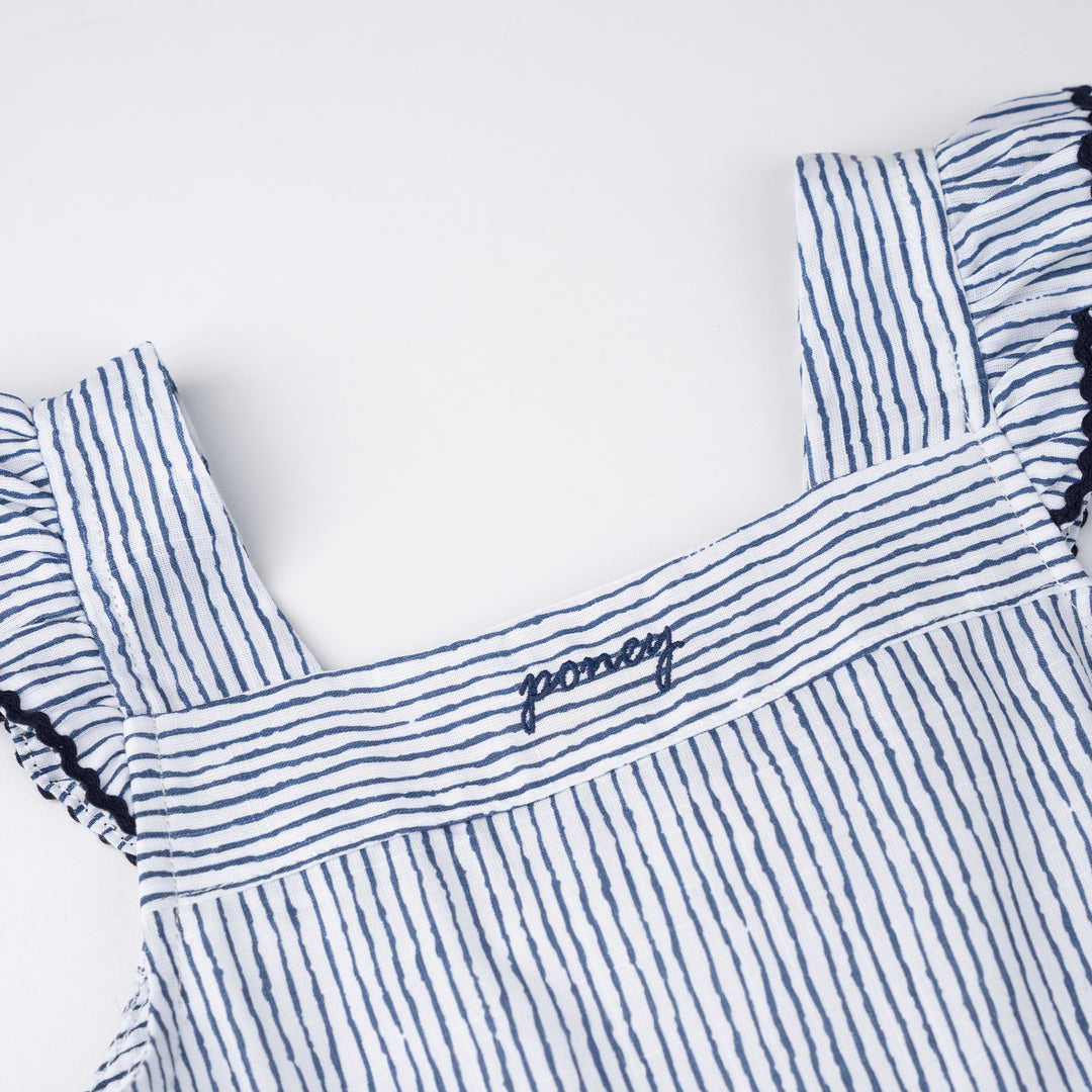 [NEW] Poney Girls Medieval Blue Sleeveless Dress