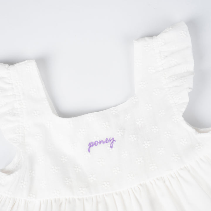 Poney Girls White Paddle Pop Sleeveless Dress