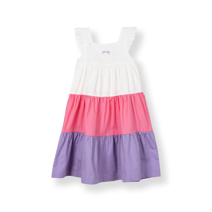 Poney Girls White Paddle Pop Sleeveless Dress