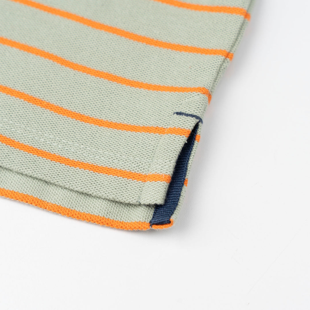 Forest Fire Stripe Short Sleeve Polo