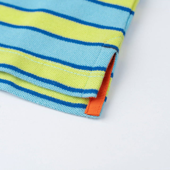 Cool Surf Stripe Short Sleeve Polo