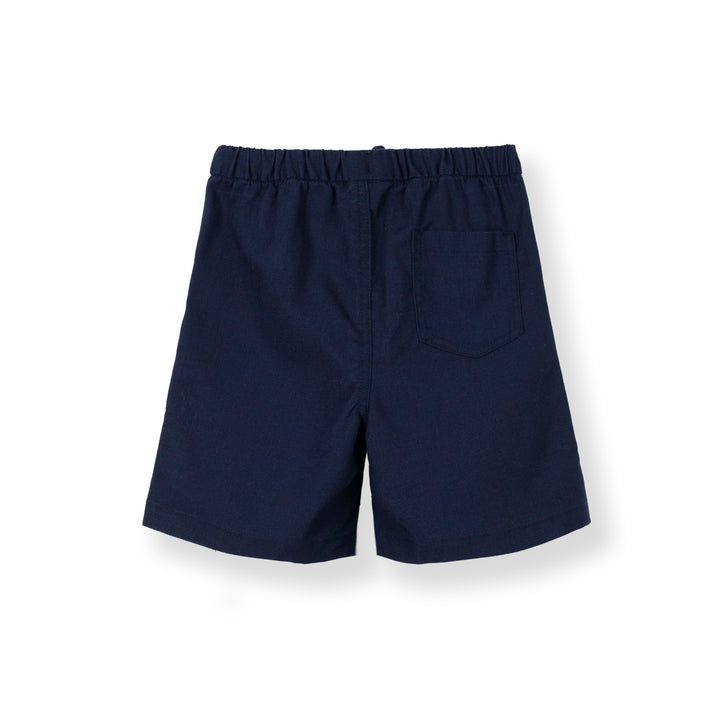 Poney Boys George Navy Woven Bermuda