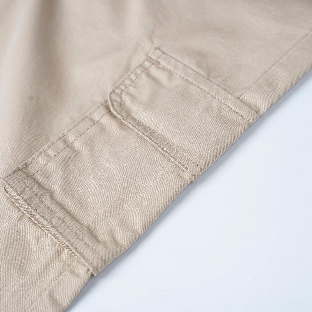 Lt Khaki Poney Cargo Long Pants 80056