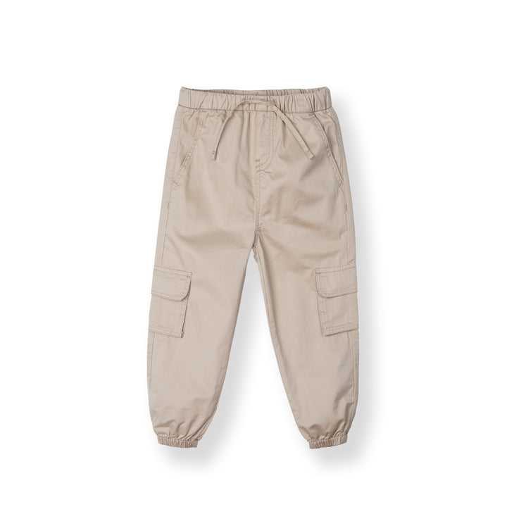 Lt Khaki Poney Cargo Long Pants 80056