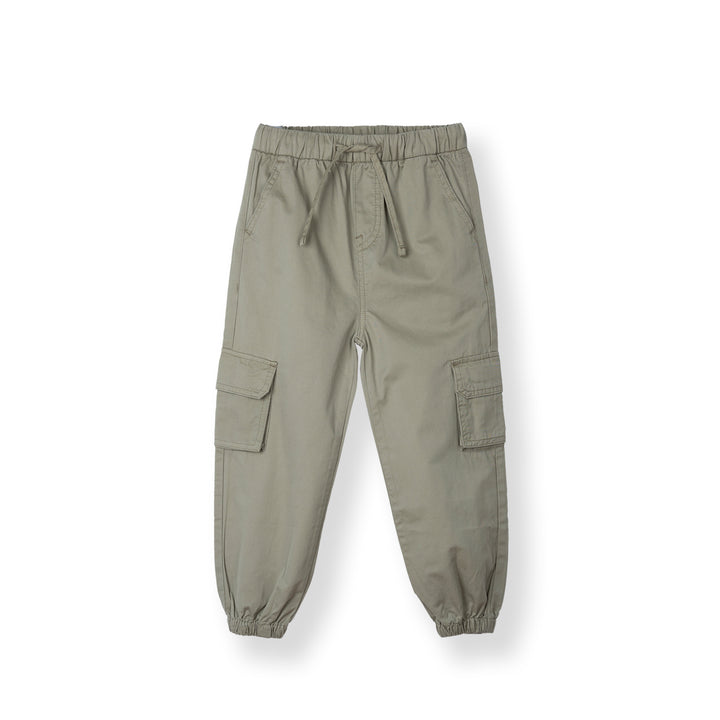 Army Green Poney Cargo Long Pants 80057