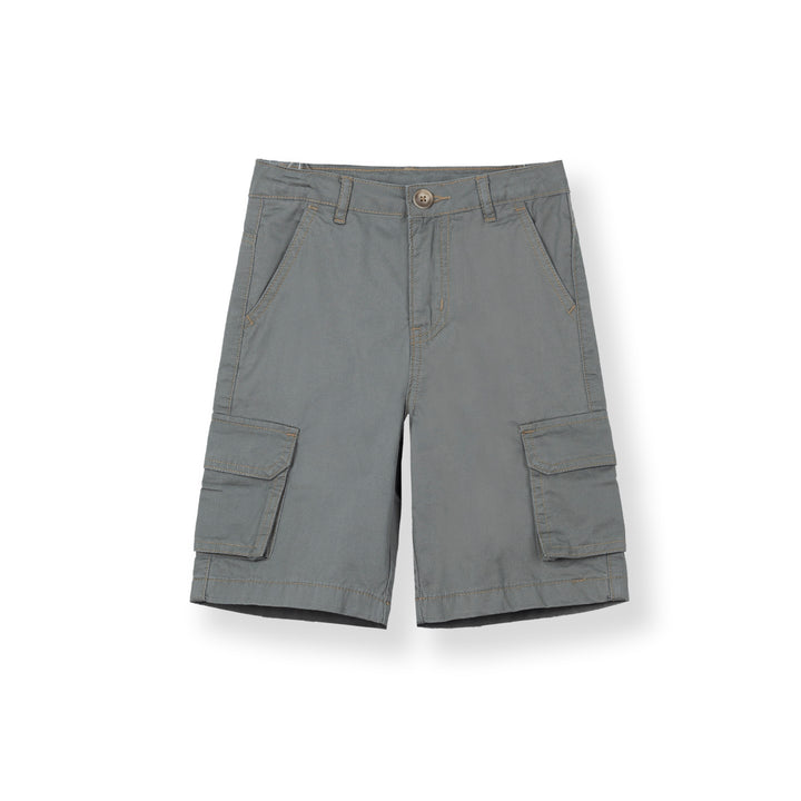 Poney Boys Kennedy Grey Woven Bermuda