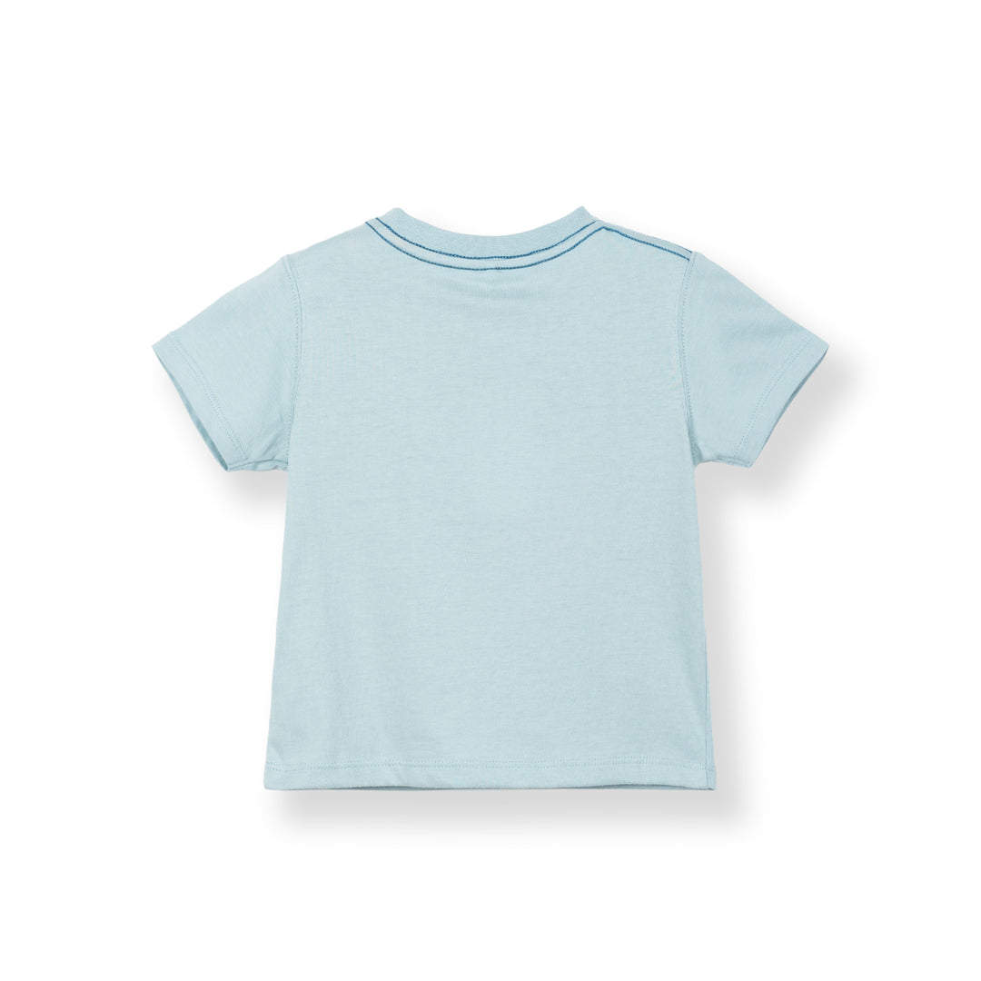 Poney Baby Boys Vroom Blue Tee