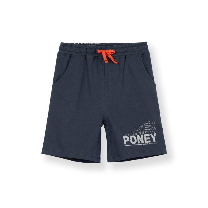 Poney Boys Chill Boy B4 Black Logo Bermuda