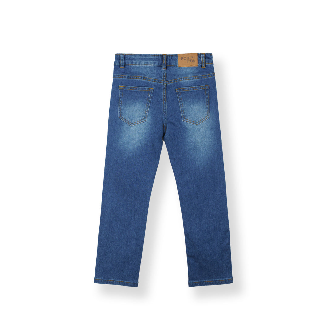 Poney Medium Blue Regular Fit Jeans