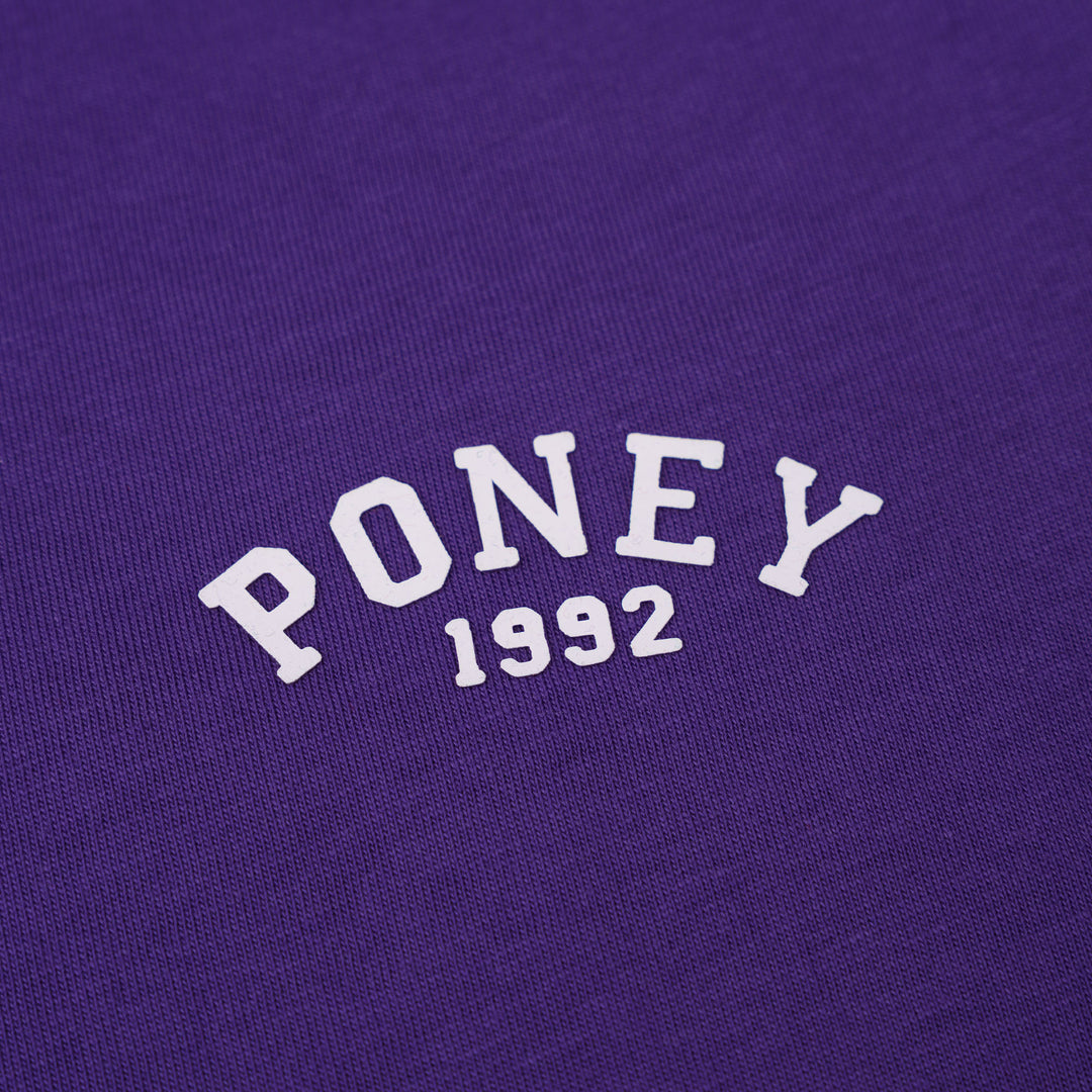 Poney Boys Indigo Purple Iconic Logo Short Sleeve Tee
