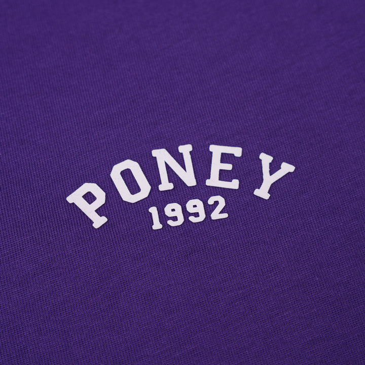 Poney Boys Indigo Purple Iconic Logo Short Sleeve Tee