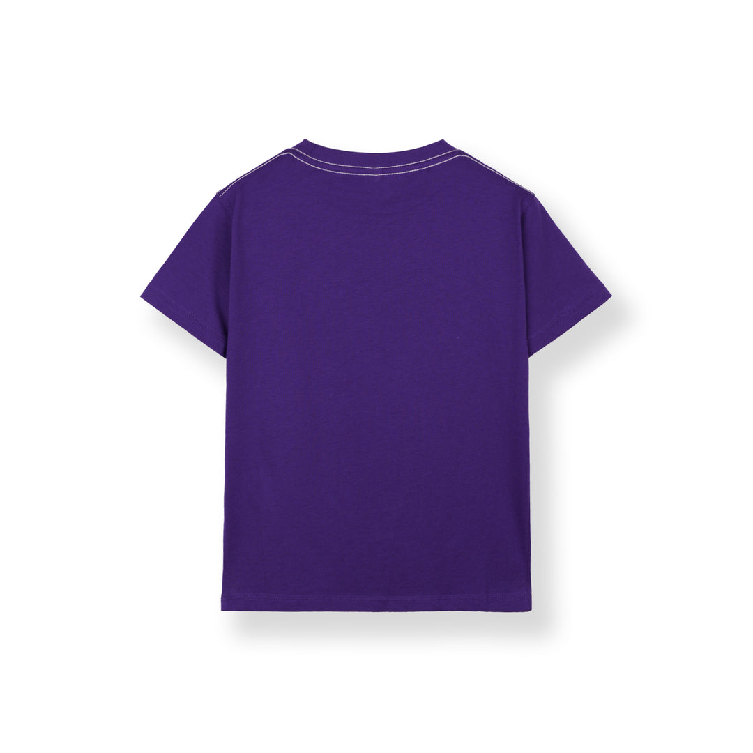 Poney Boys Indigo Purple Iconic Logo Short Sleeve Tee