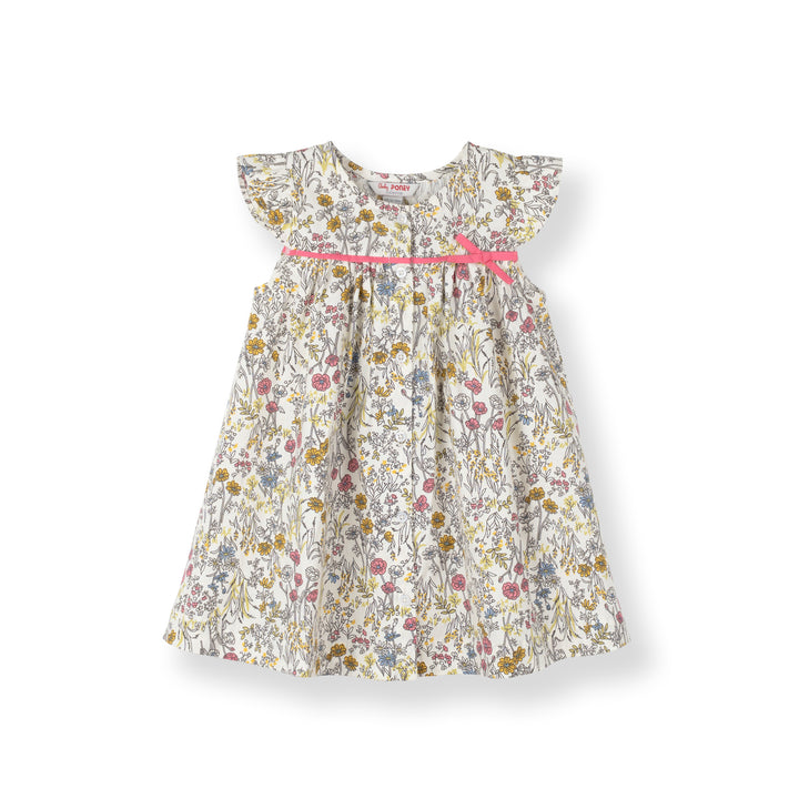 [NEW] Poney Girls Floral 3/4 Sleeve Maxi Dress