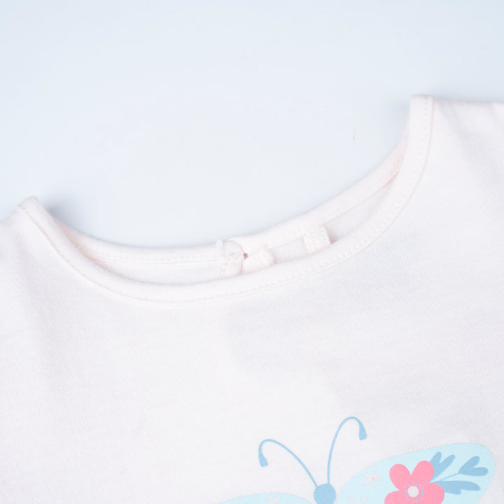 Flutter Bliss Lt Pink Short Sleeve Tee